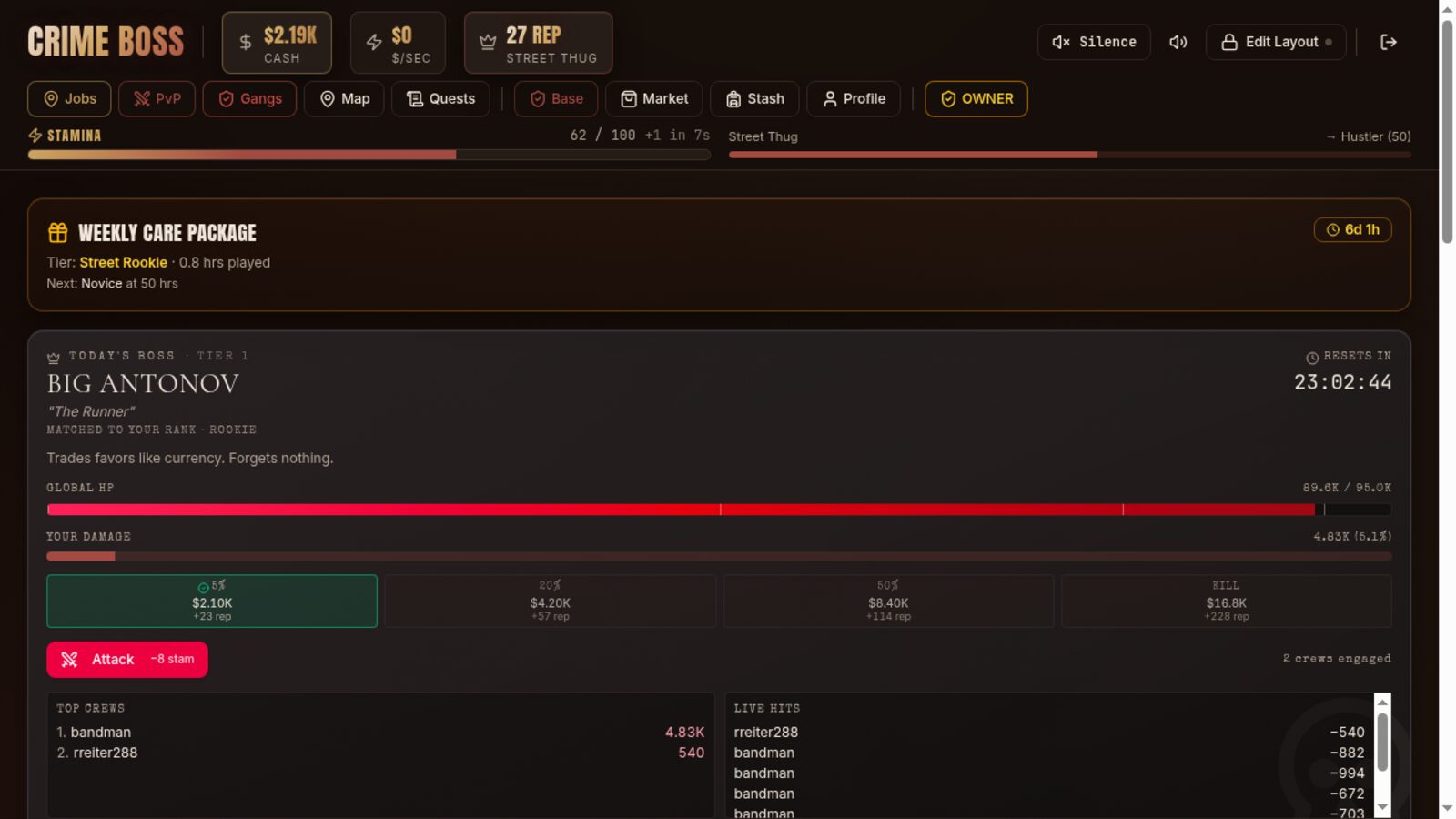 Command Center screenshot